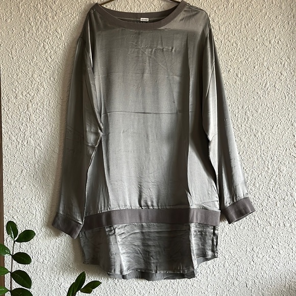 Silver Grey Glam Slouch Top / Dress - Picture 1 of 4